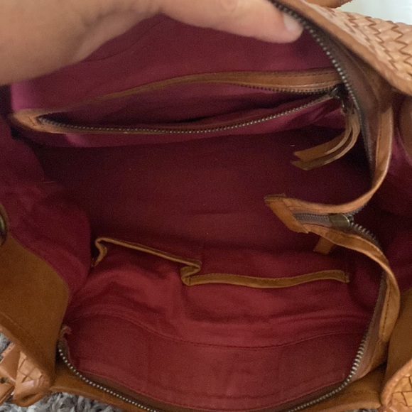 Brown leather bag. Imalatesta brand leather. - Picture 3 of 4